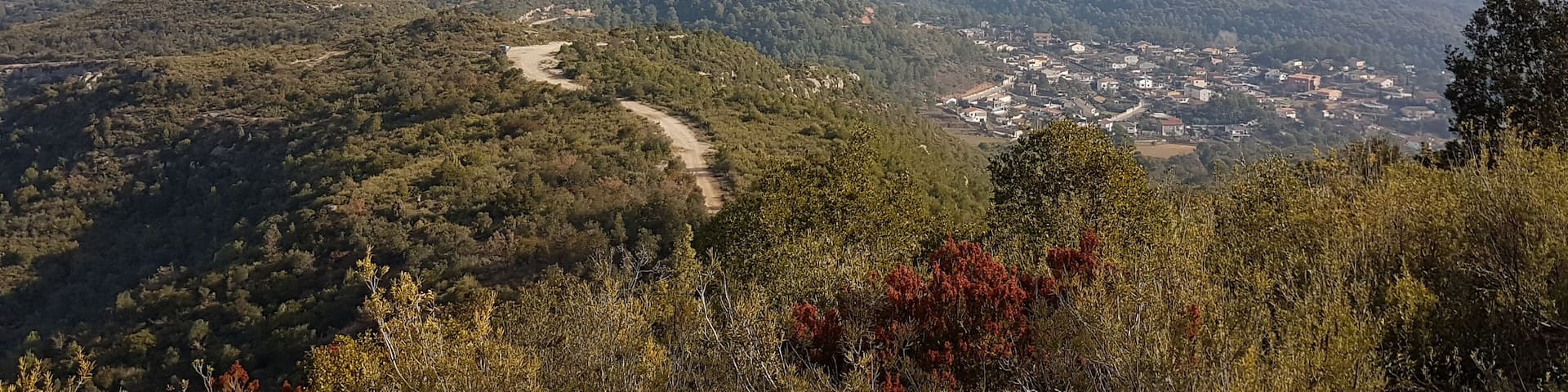 Vista des del cim del Turó de l'Escletxa (100 cims de la FEEC)