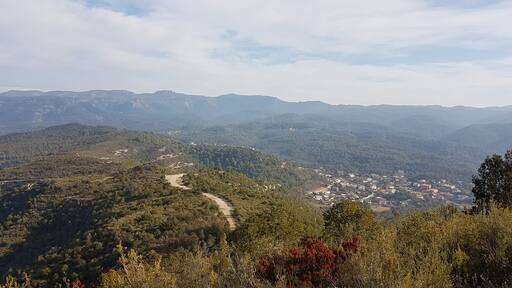 Vista des del cim del Turรณ de l'Escletxa (100 cims de la FEEC)