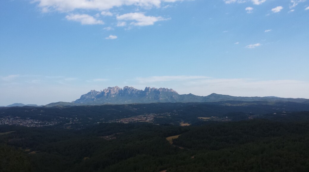 Montserrat des de la Serra de Barquets (juny 2014)