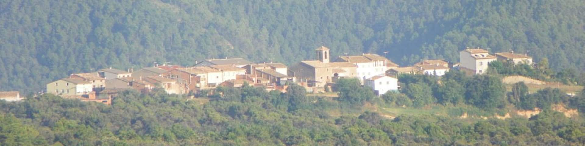 La Torre d'Oristà des de Santa Eulàlia de Pardines