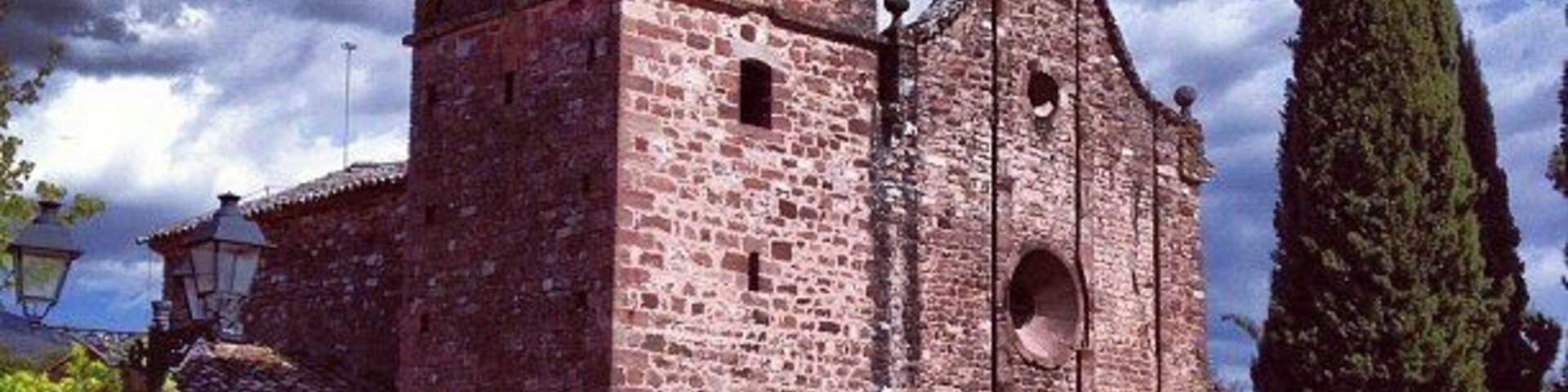 Walking around El Brull, visiting Sant Marti Church. Nice Romanesque architecture