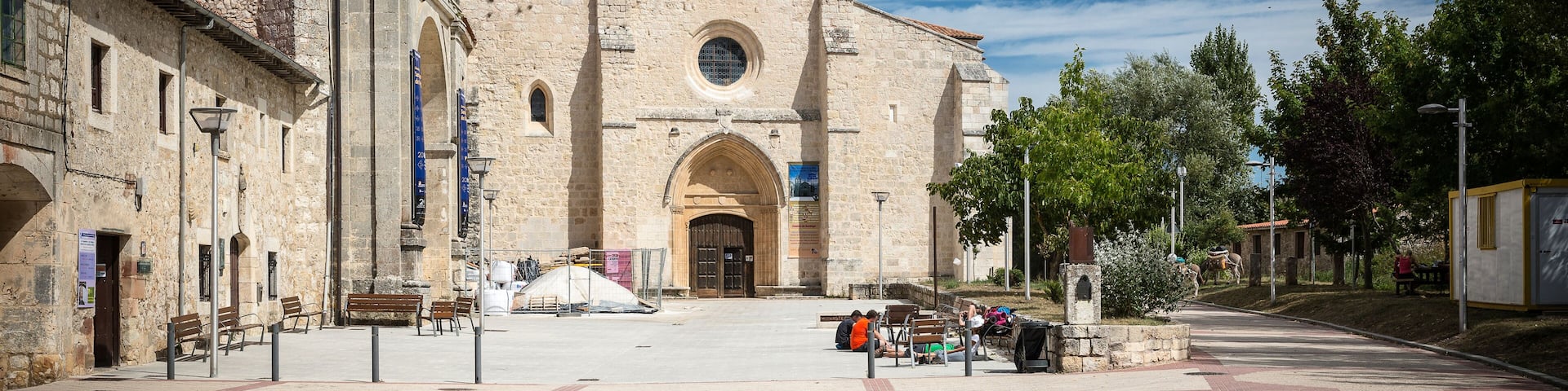 old monastery of San Juan de Ortega, Burgos, Spain