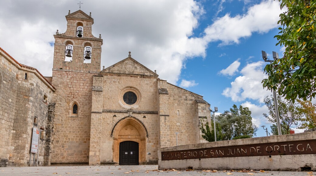 Church and Monastery at San Juan de Ortega on the Way of St James Pilgrim Trail Camino de Santiago