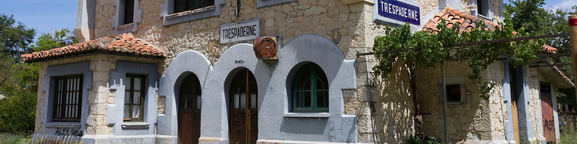 Old station in Trespaderne, Burgos, Castilla y Leon, Spain