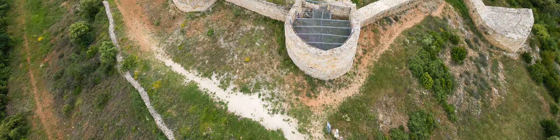 Tedeja castle in Trespaderne, Las Merindades, Burgos, Castilla y Leon, Spain