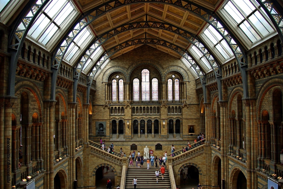 Interior del museo nacional de historia de London