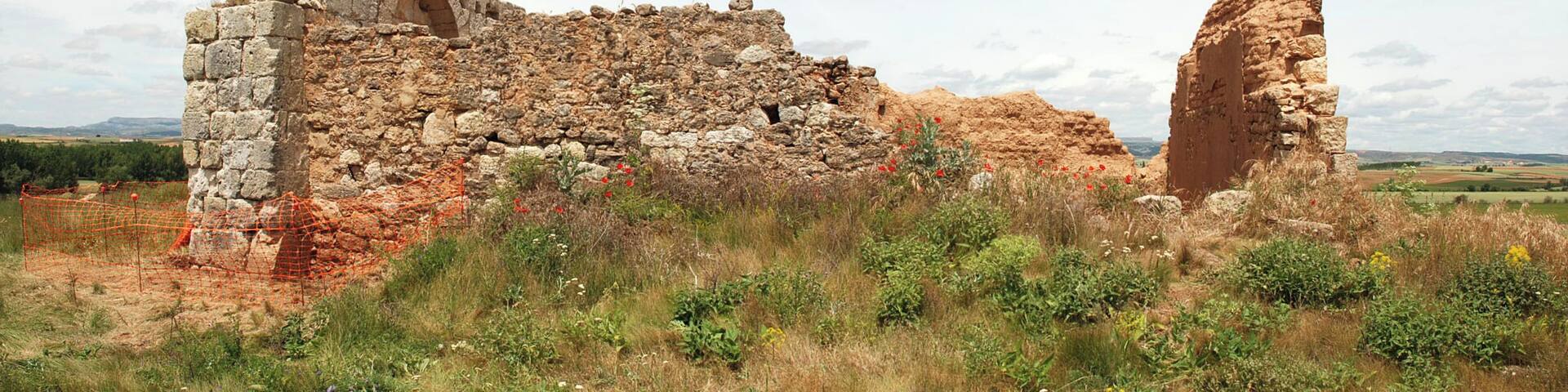 Hermitage of Castarruyo or Castrorubio in Sandoval de la Reina (province of Burgos, Castile and León). This picture was taken in the very begining of the archaeological excavations before rebuilding of the hermitage in 2012.