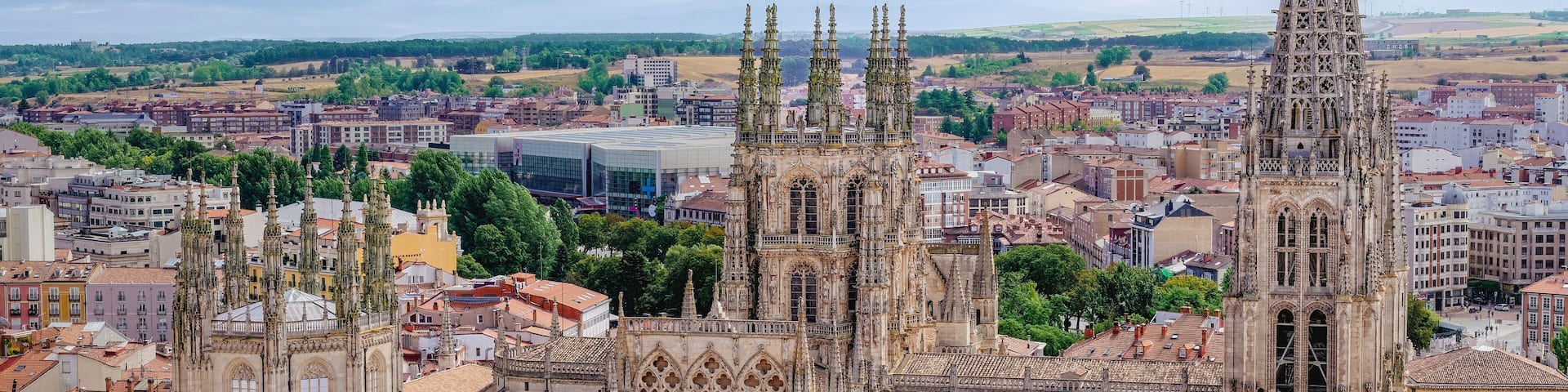 Landscape Photo of The Cathedral of Burgos in Castile and Leon, Spain