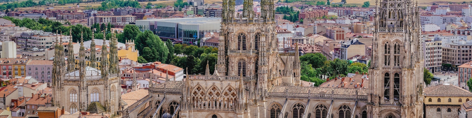 Landscape Photo of The Cathedral of Burgos in Castile and Leon, Spain