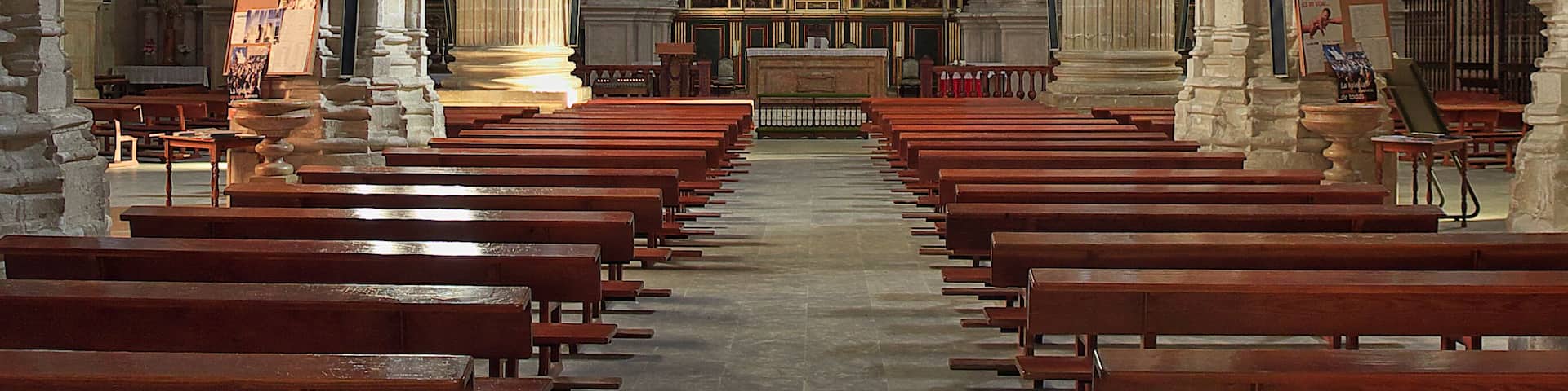 Se desconoce el autor de las primitivas trazas de finales del siglo XV. Comenzada por los pies, se observa, por los distintos estilos arquitectónicos, las distintas fases constructivas. Atribuída a Andrés de Vandelvira, la finalizó el maestro de cantería Juan de Orzollo (s. XVI)