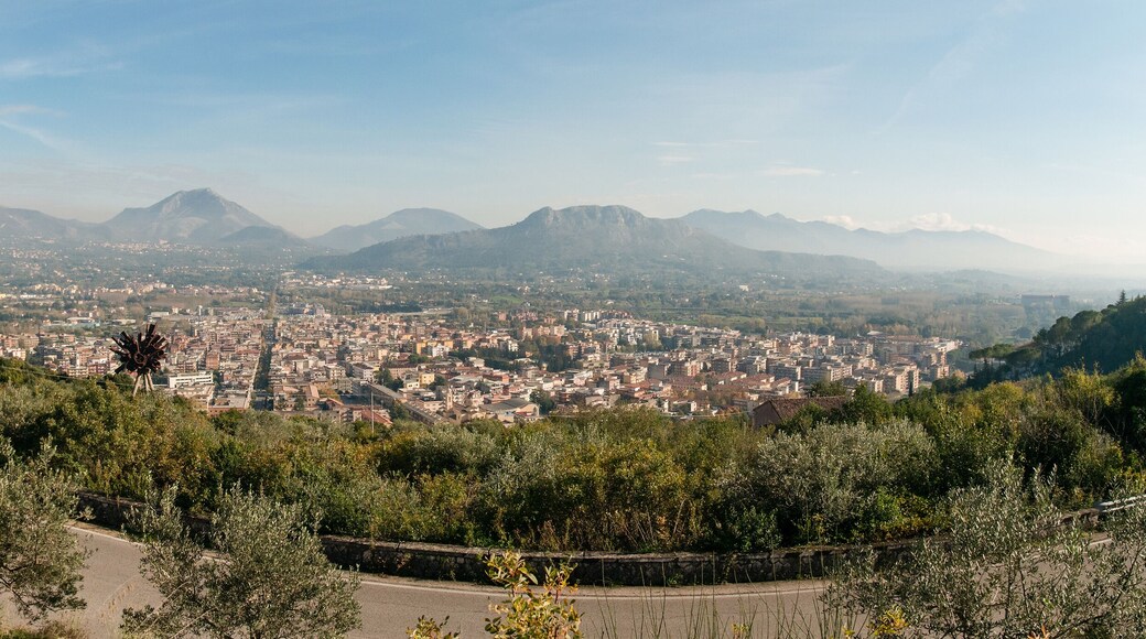 View of the italian town of Cassino