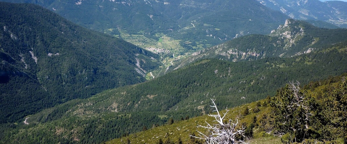 Tuixén i la Bòfia des del cim del Cadinell