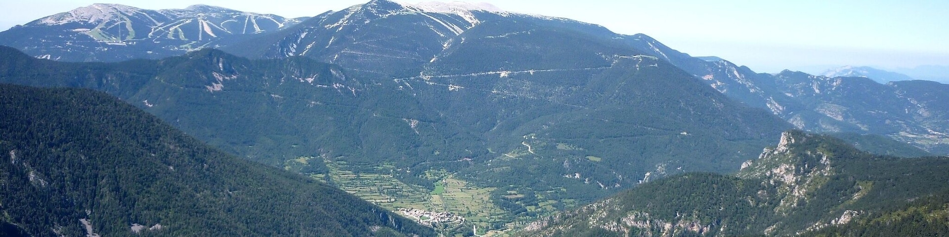 Tuixén i la Bòfia des del cim del Cadinell