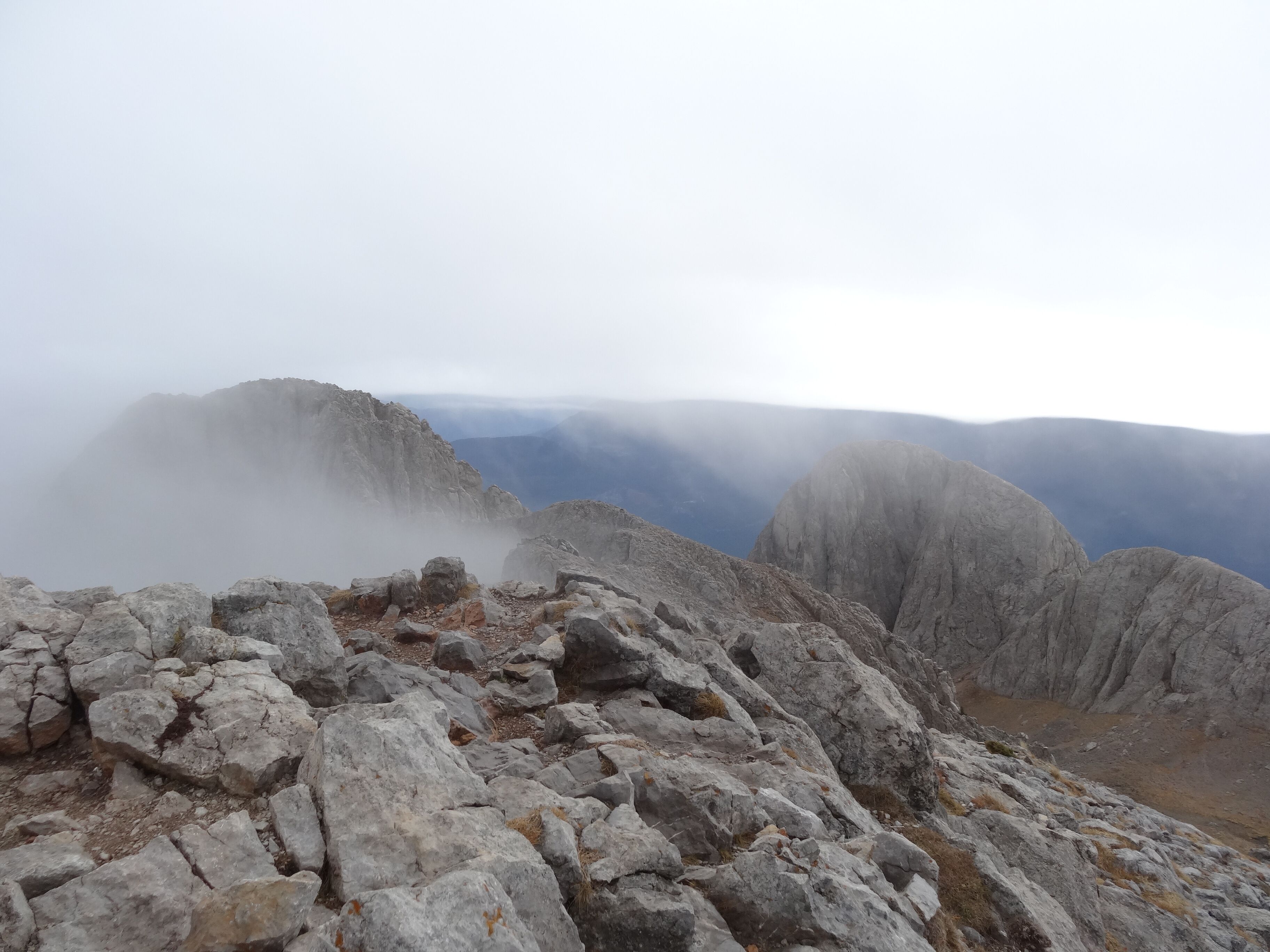 Calderer i Pollegó Inferior des del Pollegó Superior, Pedraforca (novembre 2012)