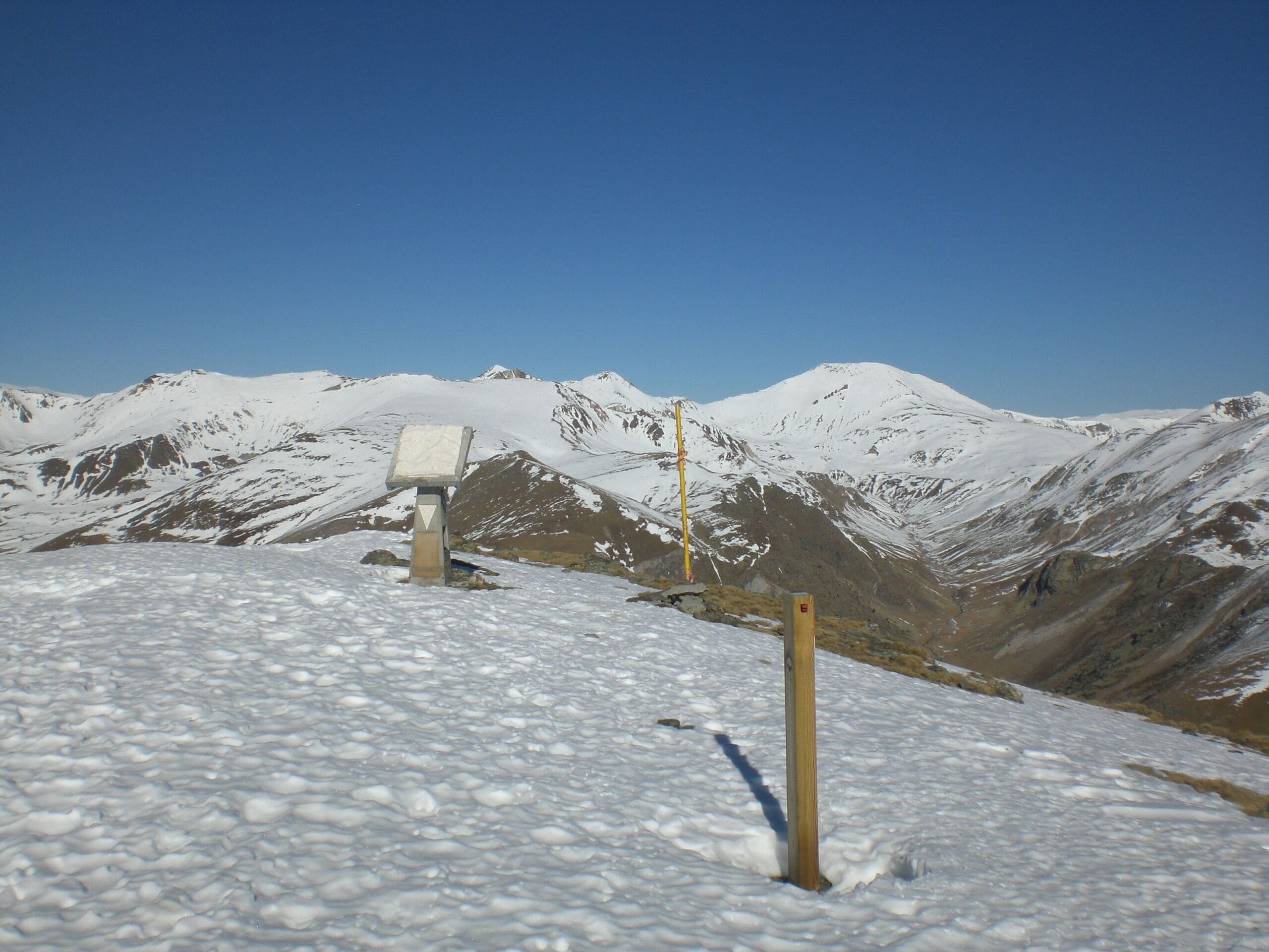 Vistes al nord des del Balandrau (gener 2012)