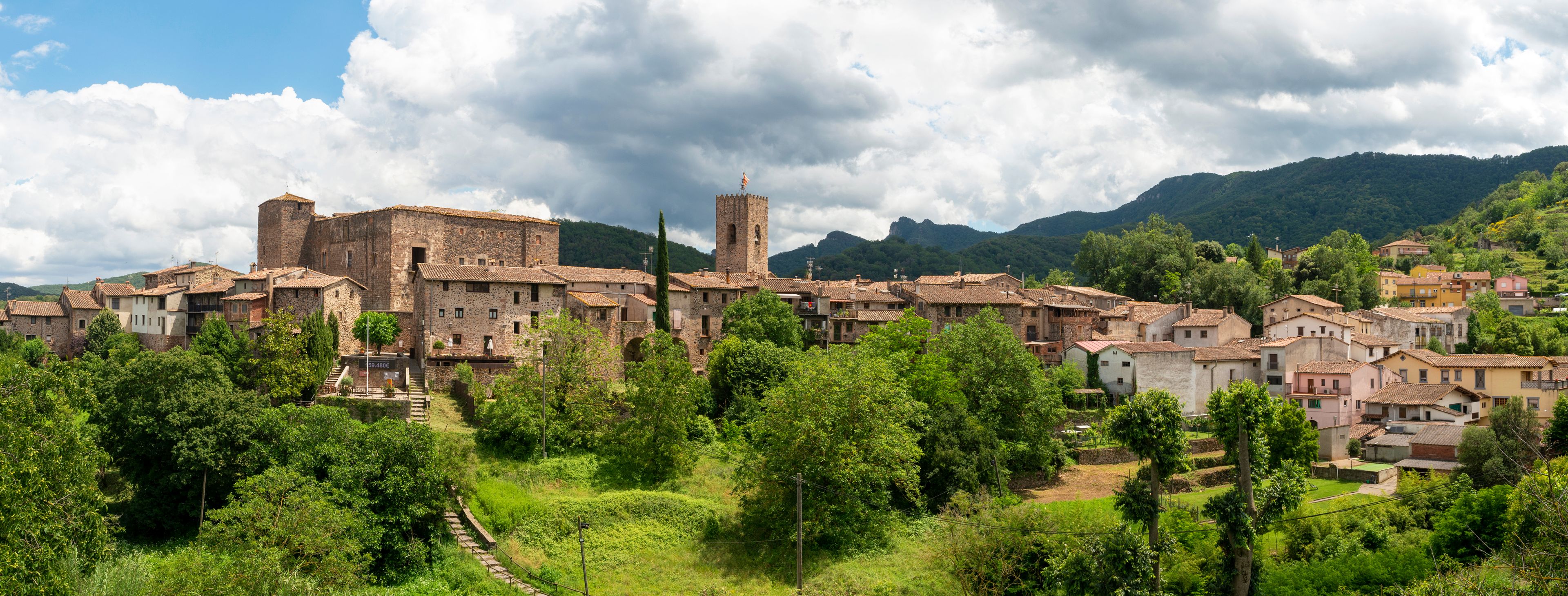 Santa Pau is a medieval municipality in the heart of La Garrotxa Volcanic Zone Natural Park, province of Girona, Catalonia, Spain