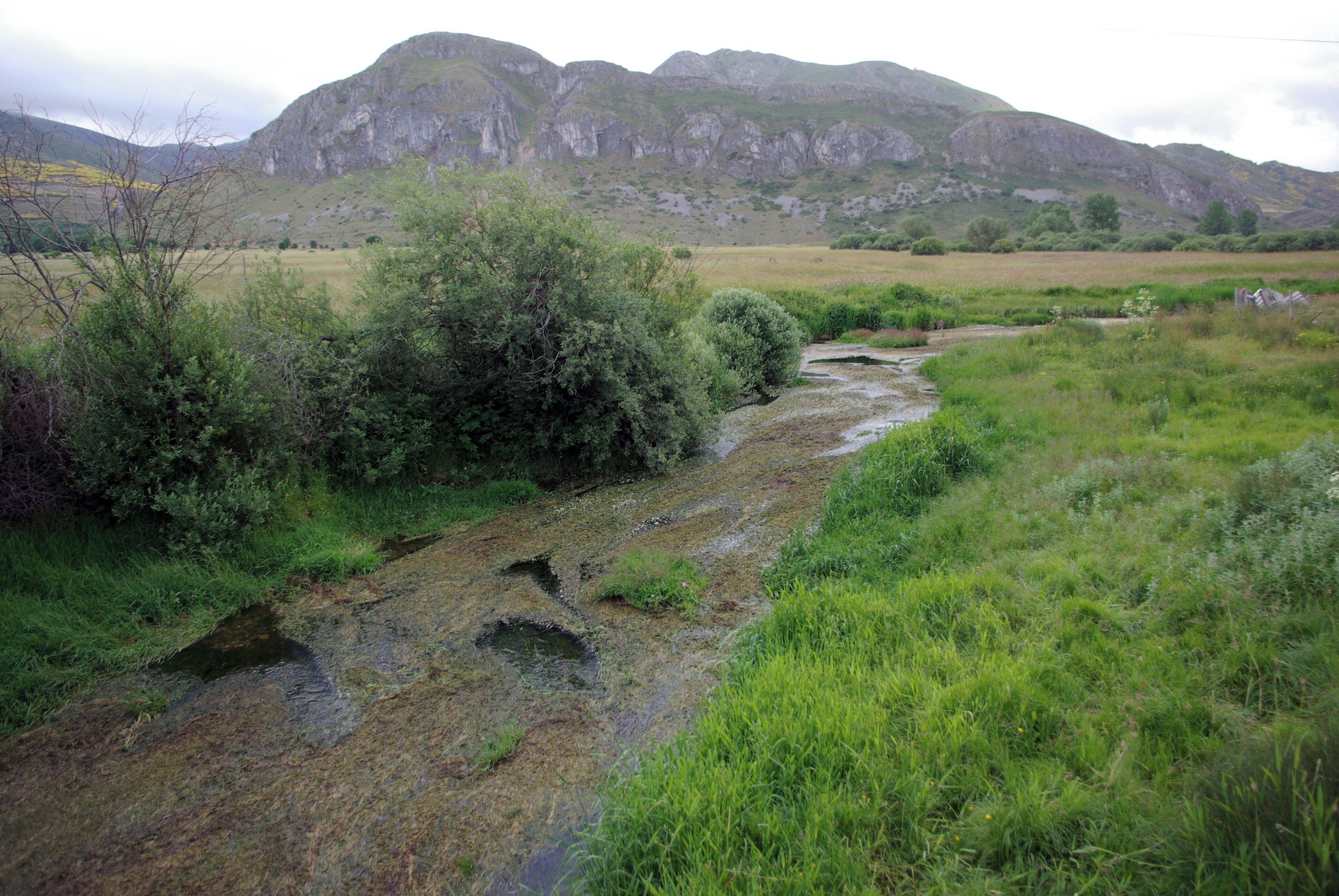 River Luna at Cabrillanes (León, Spain).