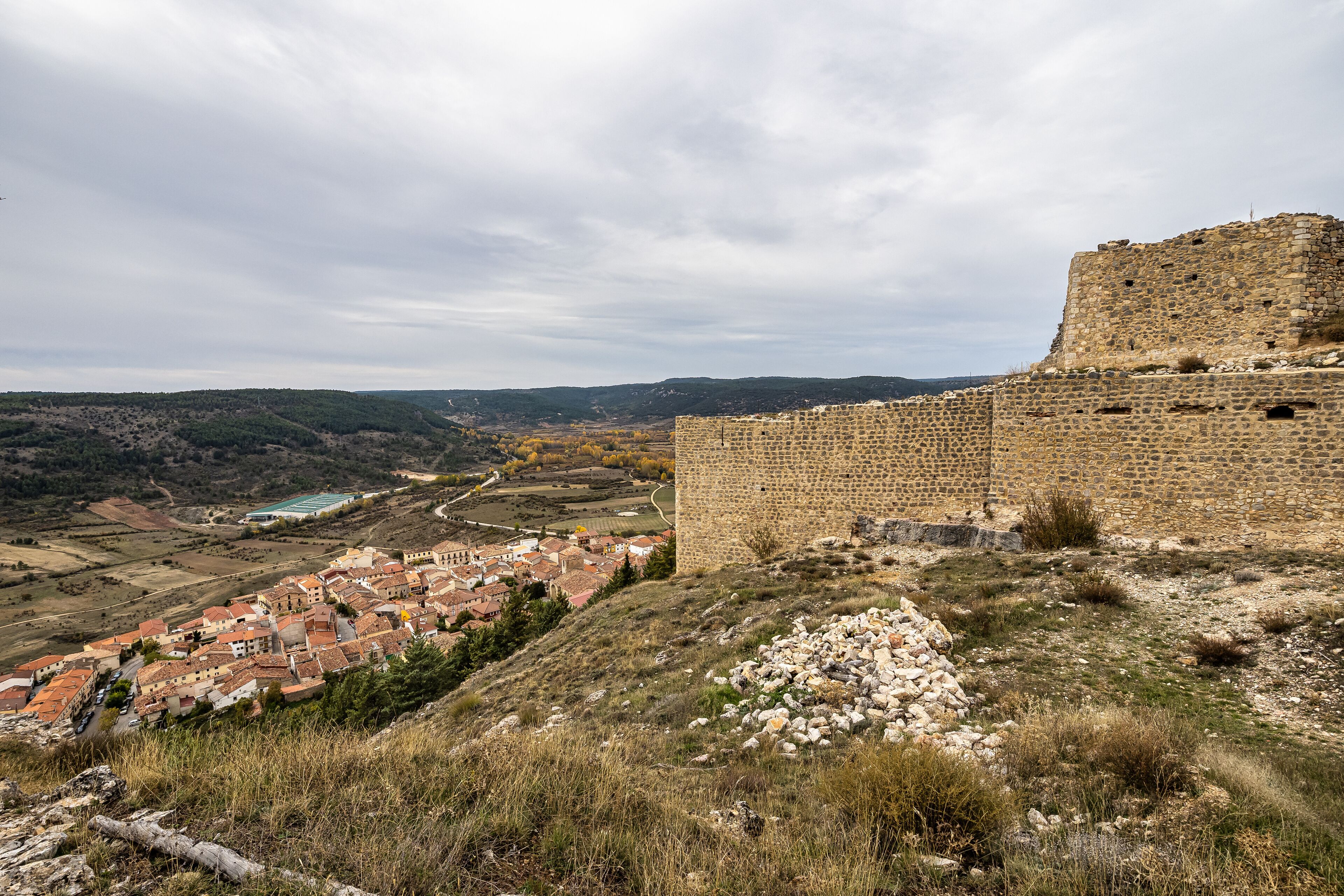 Rochafrida Castle in Beteta, Serrania de Cuenca. Castilla la Mancha, Spain