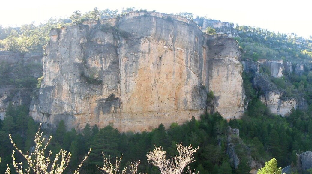 Hoz de Beteta, Parque Natural Serranía de Cuenca, España. Afloramientos de calizas del Cretácico.