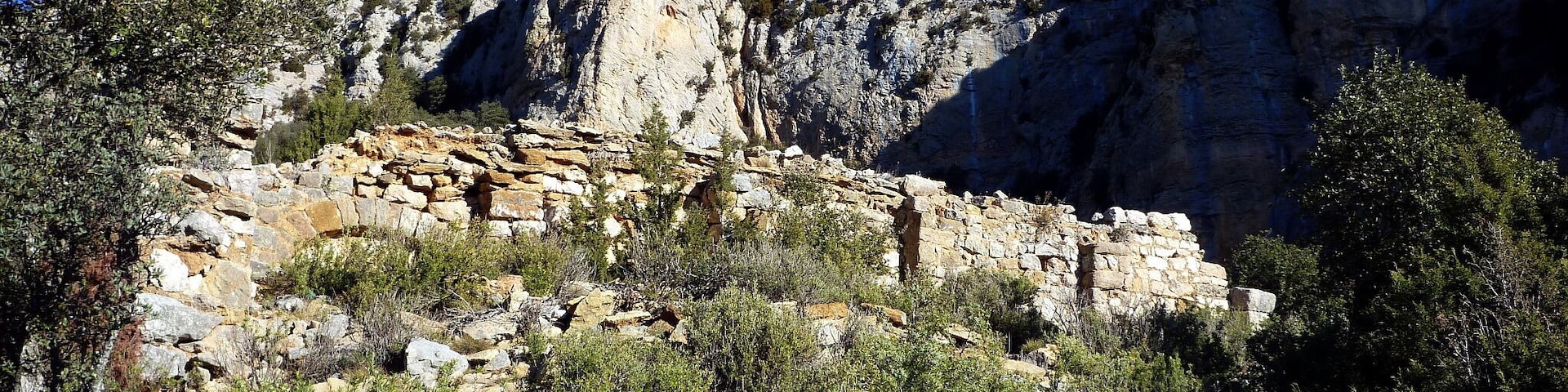 Sant Sadurní de la Fabregada (Vilanova de Meià): mur nord