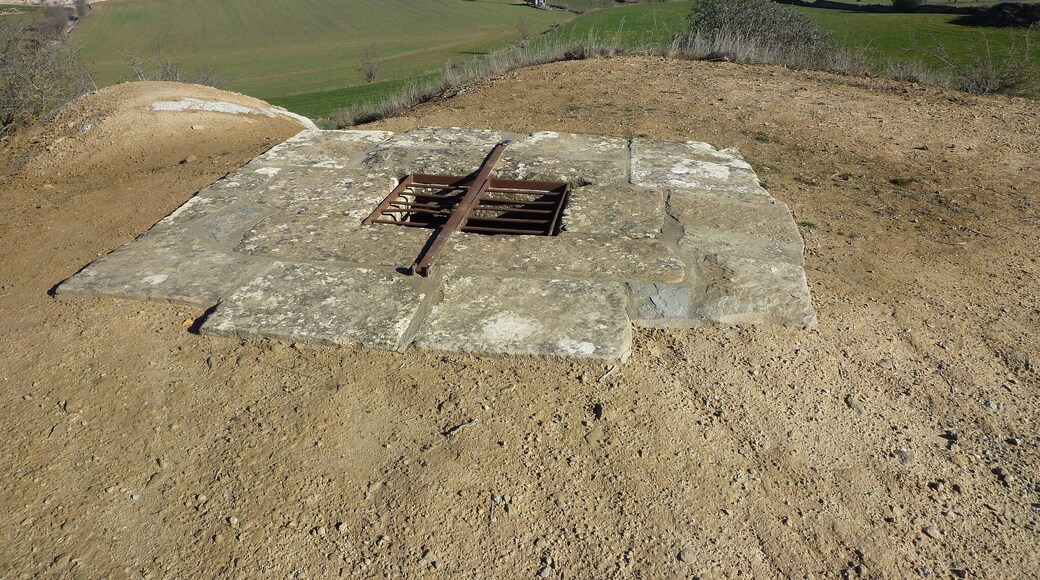 Pou de gel (Guissona): obertura de la cúpula