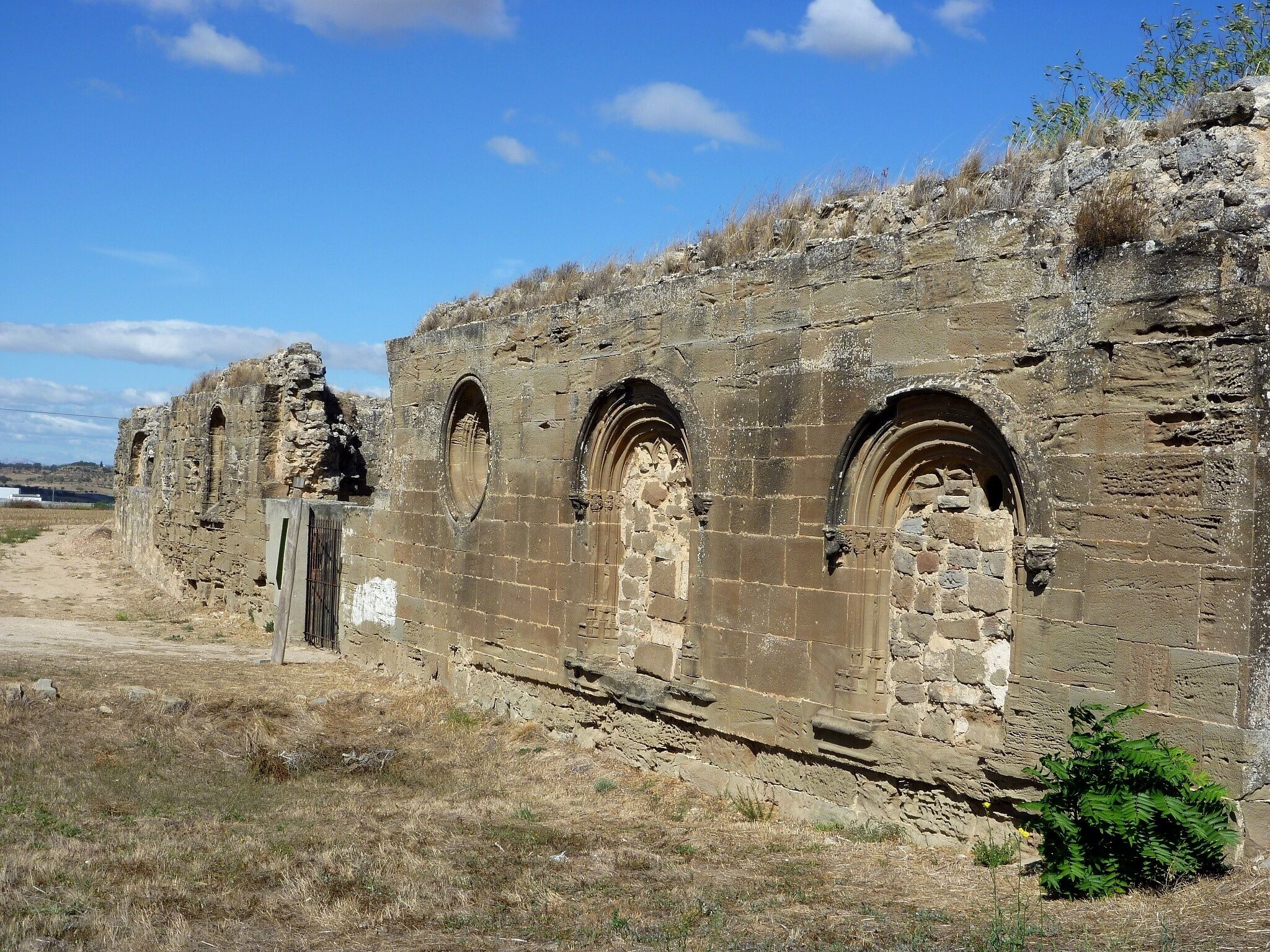 Obra de Fluvià (Guissona): lateral sud