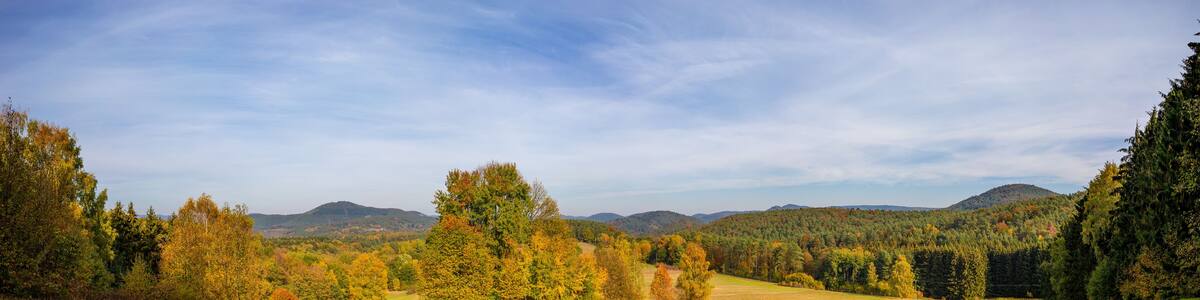 Panoramablick Pfälzerwald bei Bundenthal