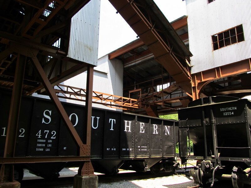 Blue Heron, also known as Mine 18, is an abandoned coal mining town and was a part of the Stearns Coal and Lumber Company's past operation. The Blue Heron mines operated from 1937, until December, 1962, when operations were no longer profitable. During that time, hundreds of people lived and worked in this isolated community on the banks of the Big South Fork River. Their story is the the story of Blue Heron.