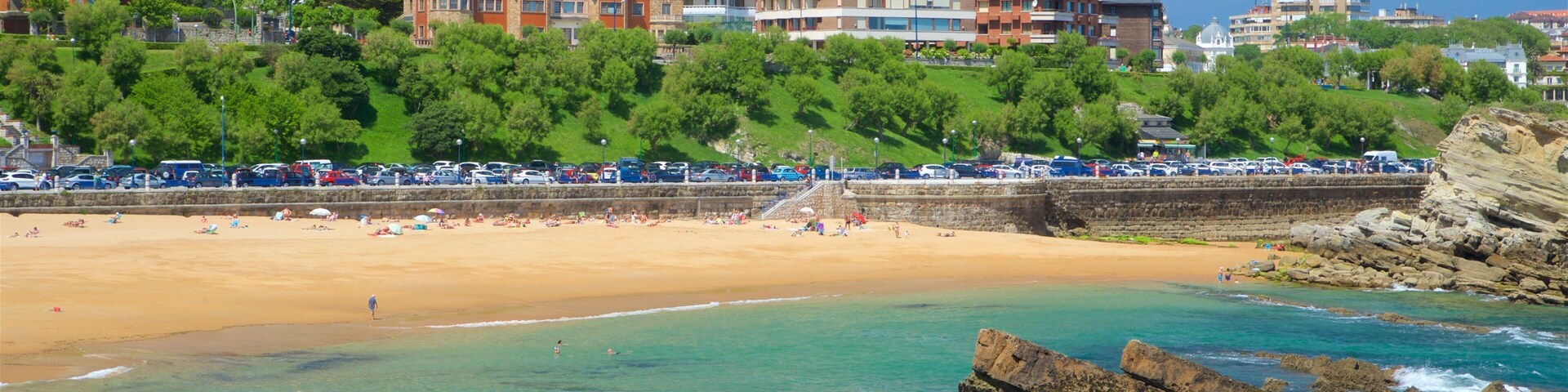 Magdalena Peninsula showing a sandy beach, rugged coastline and general coastal views