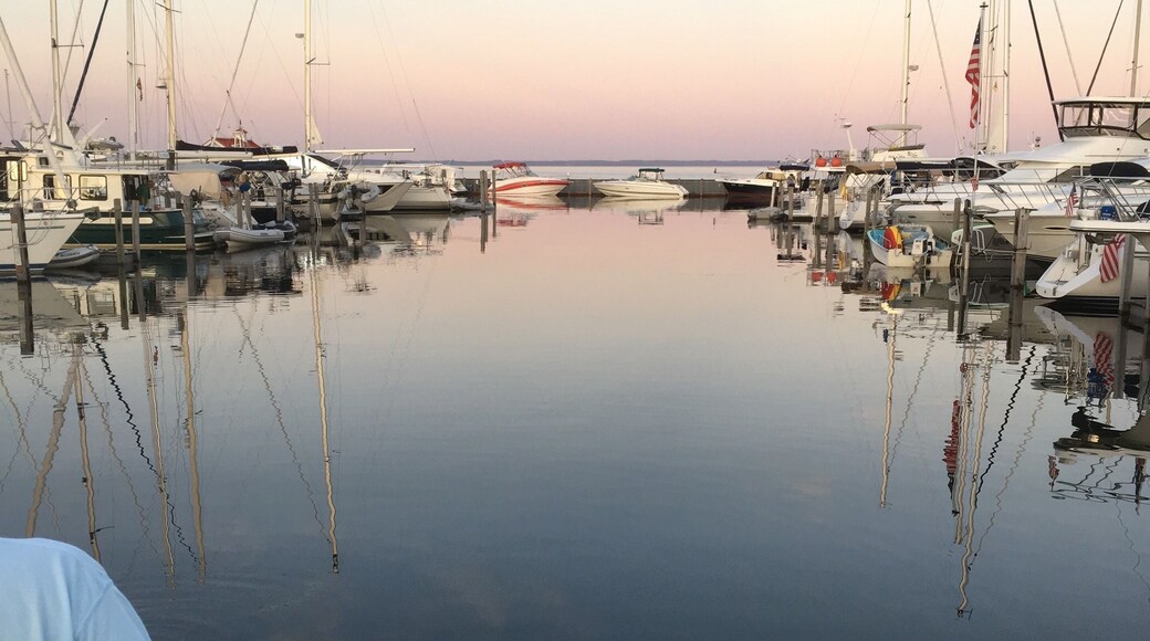 Spent a few days sailing in northern Lake Michigan. Weather was perfect, fair daytime winds, cool and calm evenings.
