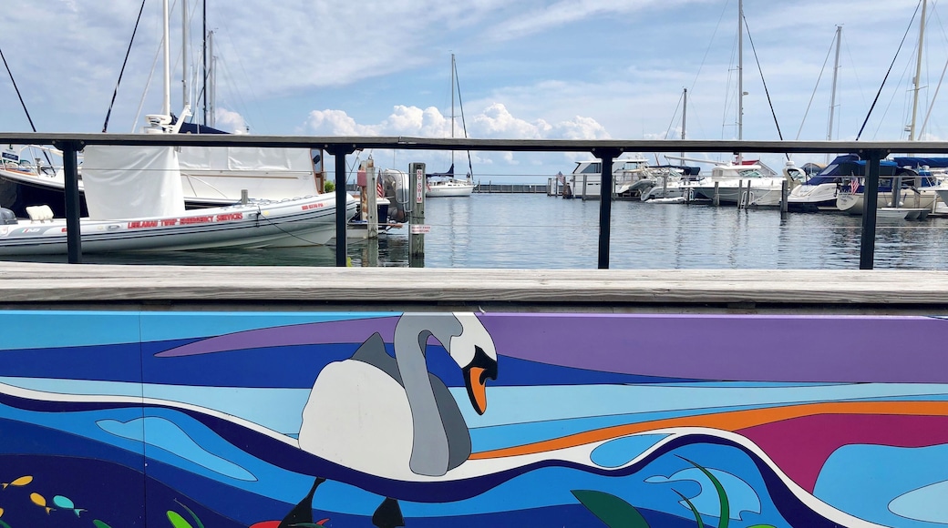 Northport Marina and a small portion of it’s beautiful mural.