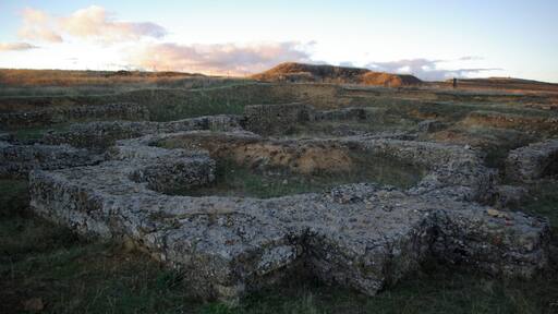 Archaeological site of Lancia ancient city, Villasabariego (León, Spain).