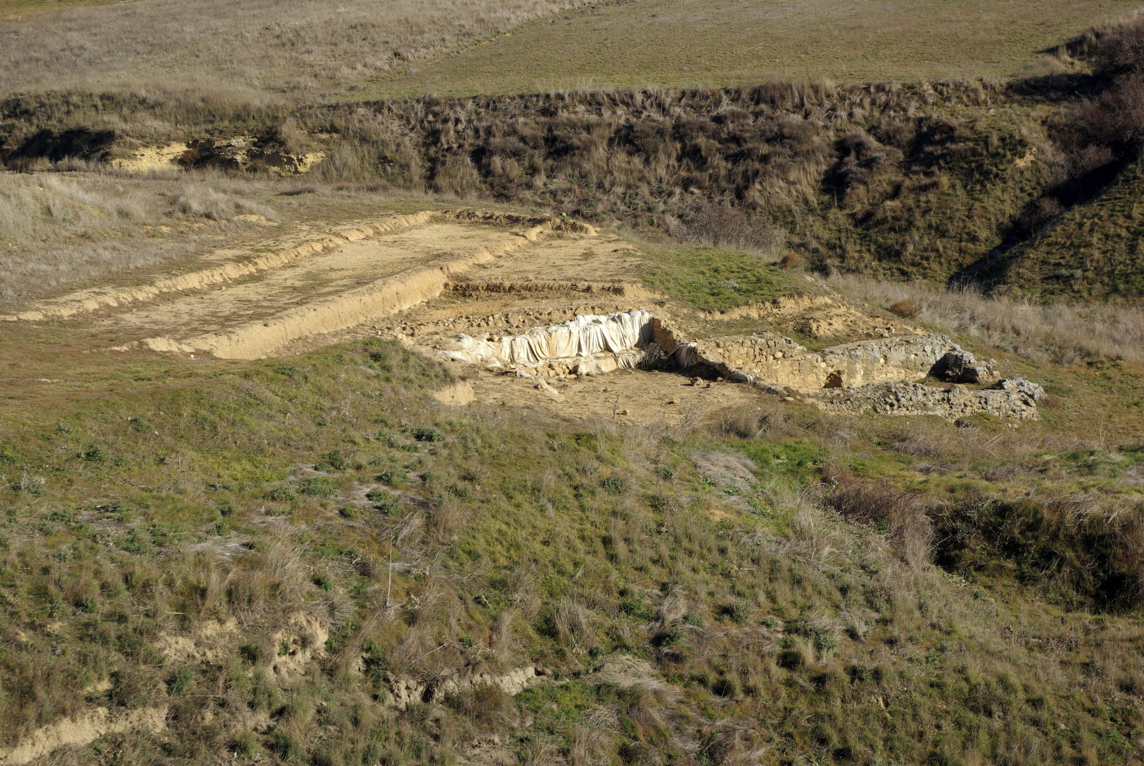 Archaeological site of Lancia ancient city, Villasabariego (León, Spain).