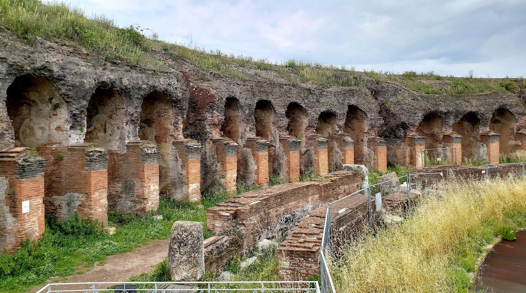 A short drive or bus from Caserta takes you here, where there is the ruins of a Roman Colosseum. The restaurant is fantastic, by the way.