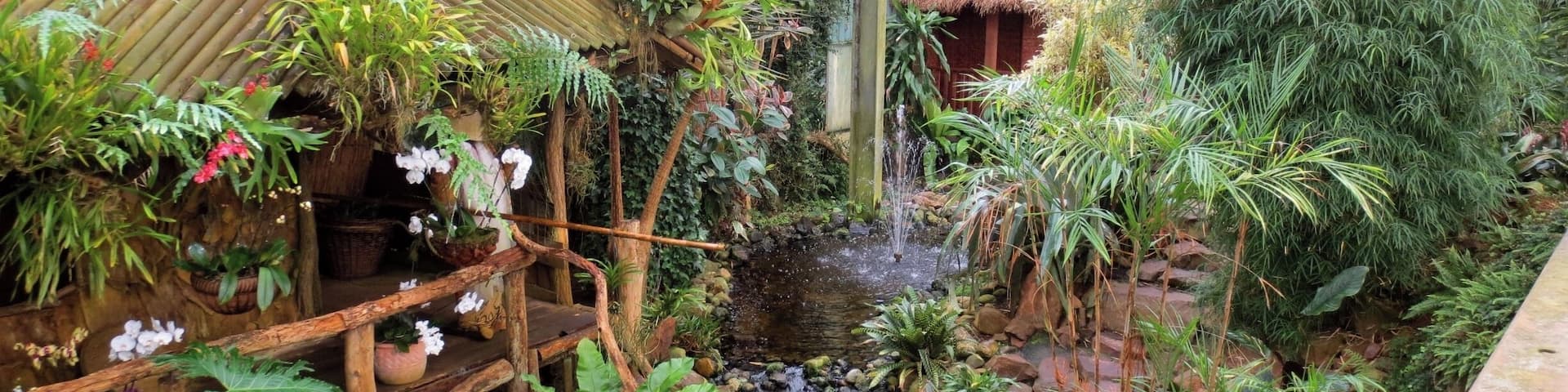 Prachtige Maleisische tuin