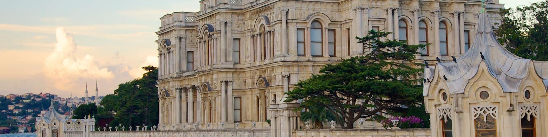 Bosphorus featuring heritage architecture, chateau or palace and general coastal views