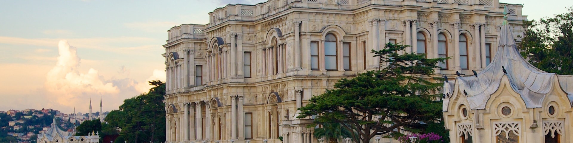 Bosphorus featuring heritage architecture, chateau or palace and general coastal views