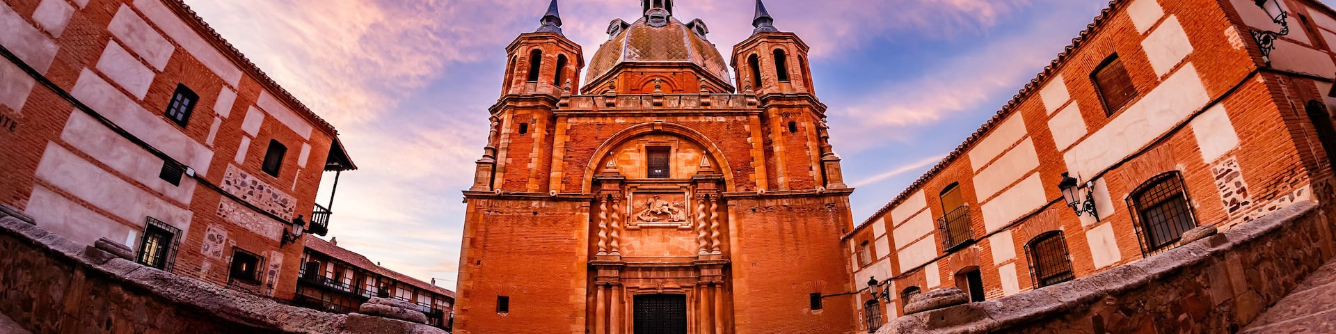 Church of San Carlos del Valle at sunset