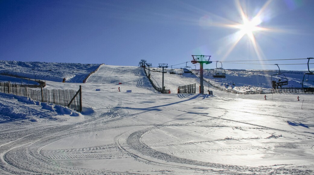 La Covatilla ski resort in the Central System, Salamanca, Spain