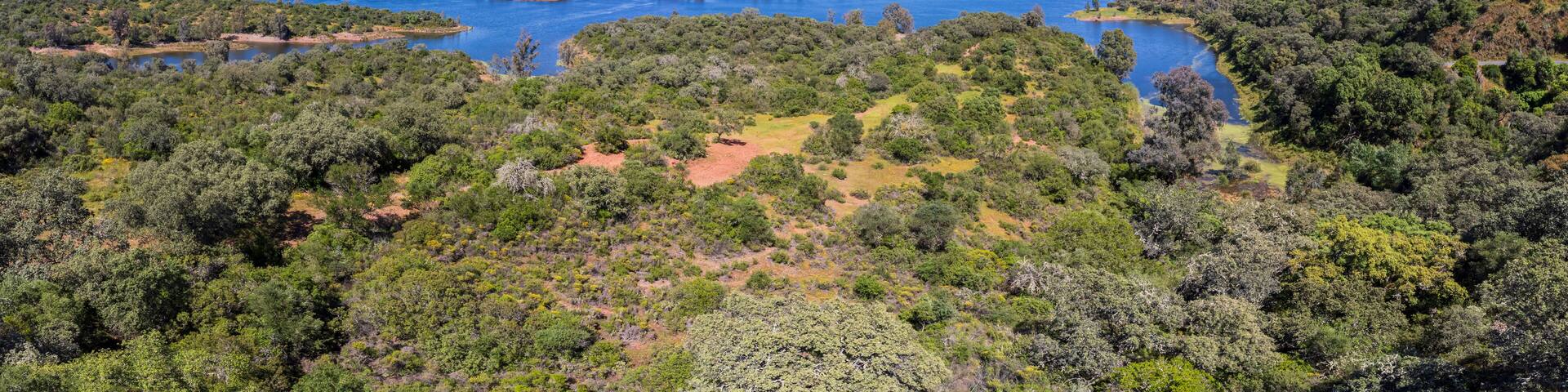 Retortillo reservoir, Sierra de Hornachuelos Natural Park, province of Córdoba, Andalusia, Spain