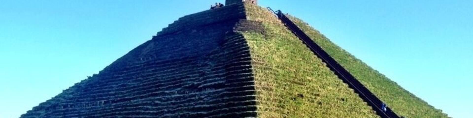 The pyramide of austrerlitz. Build by general the Marmont for his friend Napoleon.