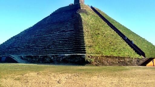 The pyramide of austrerlitz. Build by general the Marmont for his friend Napoleon.