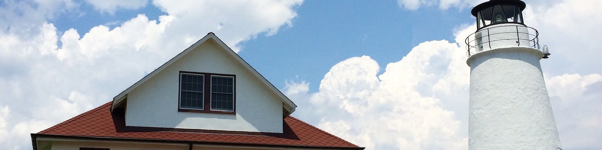 New home on the Chesapeake Bay! I live right next door to this fabulous lighthouse, which is fabulous! The lighthouse museum has limited hours, but the lighthouse keeper's house is now a vacation rental! People use the area for weddings, which sounds sweet.