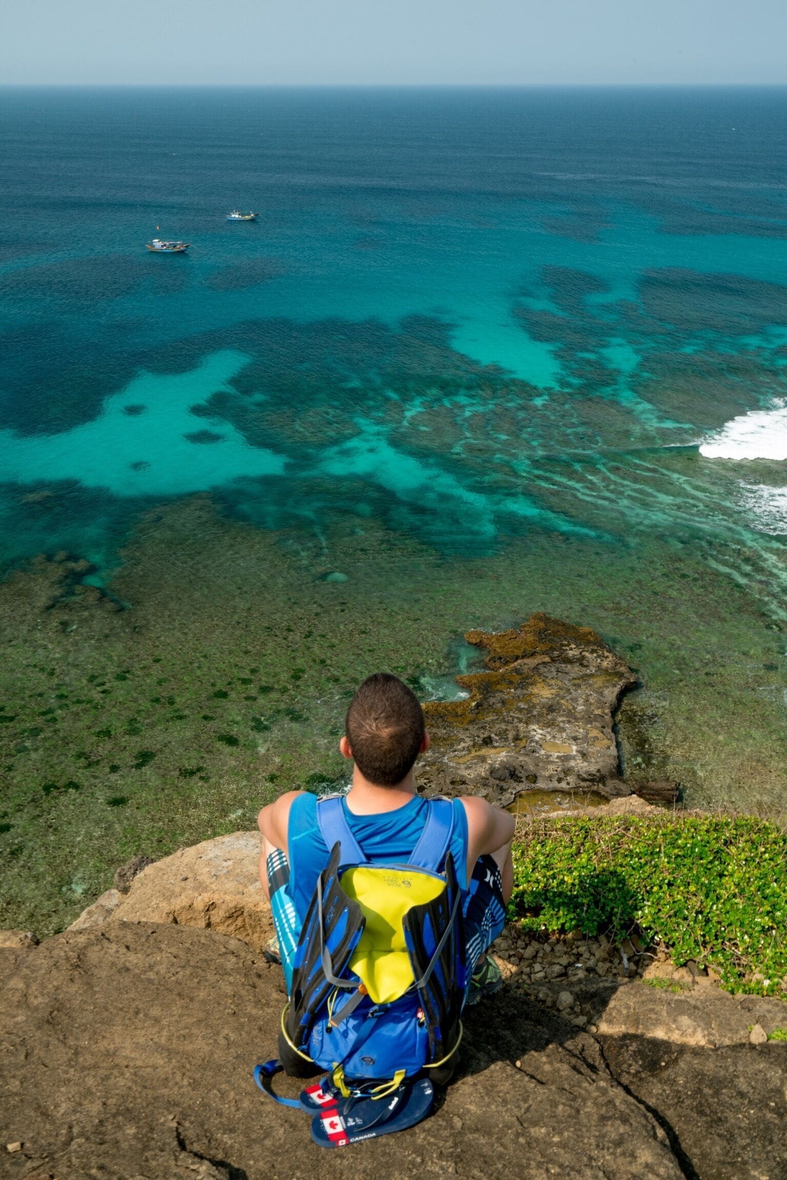 Beautiful views on this island; be sure to rent a scooter!
