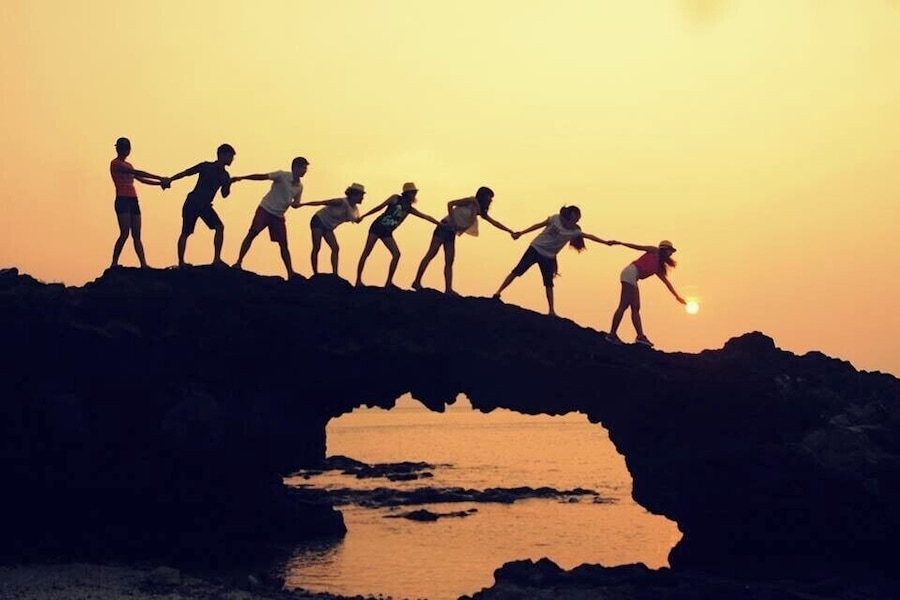 To Vo Gate in Ly Son Island, Vietnam. Amazing shot, amazing sun rises moment!