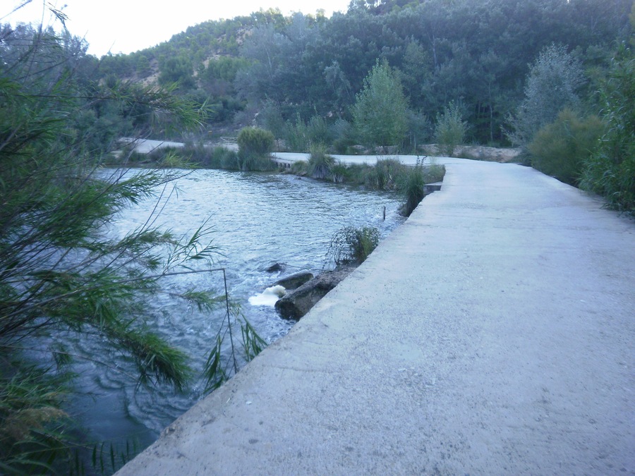Puente que cruza el río Cabriel hacia Tamayo