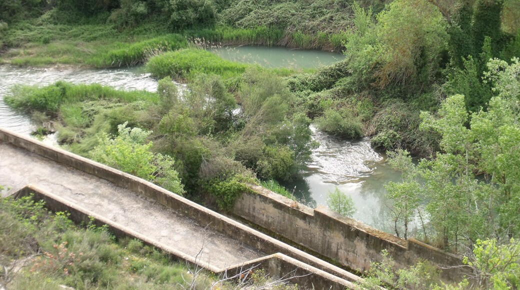 Central eléctrica cerca de Moranchel y vistas de alrededores