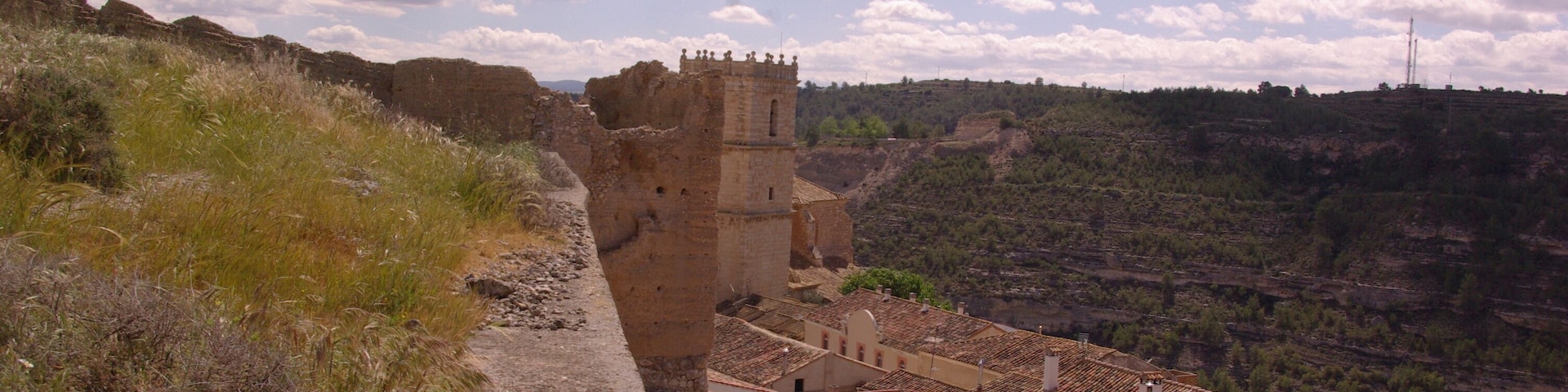 Parte de la muralla de Jorquera