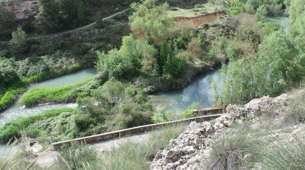 Central eléctrica cerca de Moranchel y vistas de alrededores