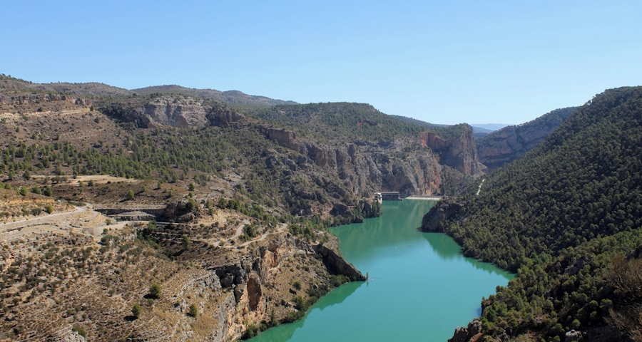 Desde el Santuario: Embalse de El Molinar - 12:15 pm del 16 de septiembre de 2012